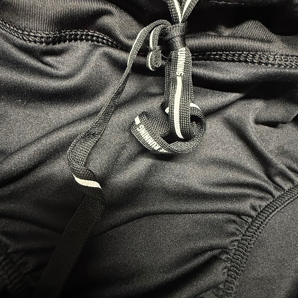 Nike Dri-FIT Womens Running Shorts Black Size L Built-in Liner Drawstring - Picture 7 of 8